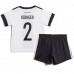 Duitsland Antonio Rudiger #2 Babykleding Thuisshirt Kinderen WK 2022 Korte Mouwen (+ korte broeken)